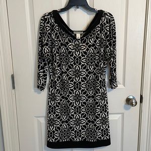 Black and White Dress